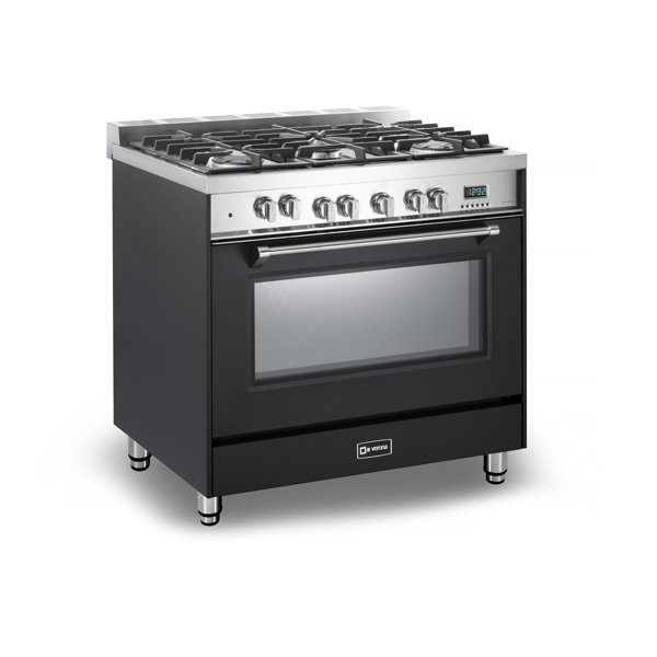 Verona Prestige 36" 4 cu. ft. Freestanding Dual Fuel Range & Reviews